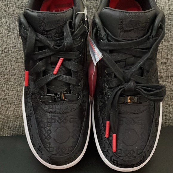 air force 1 black silk